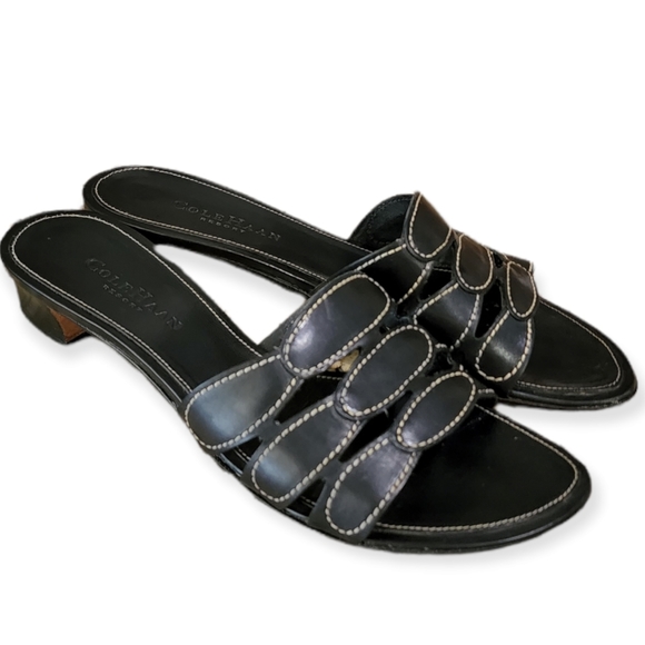 Cole Haan Estrella Black Sandals 7.5 - Picture 2 of 10